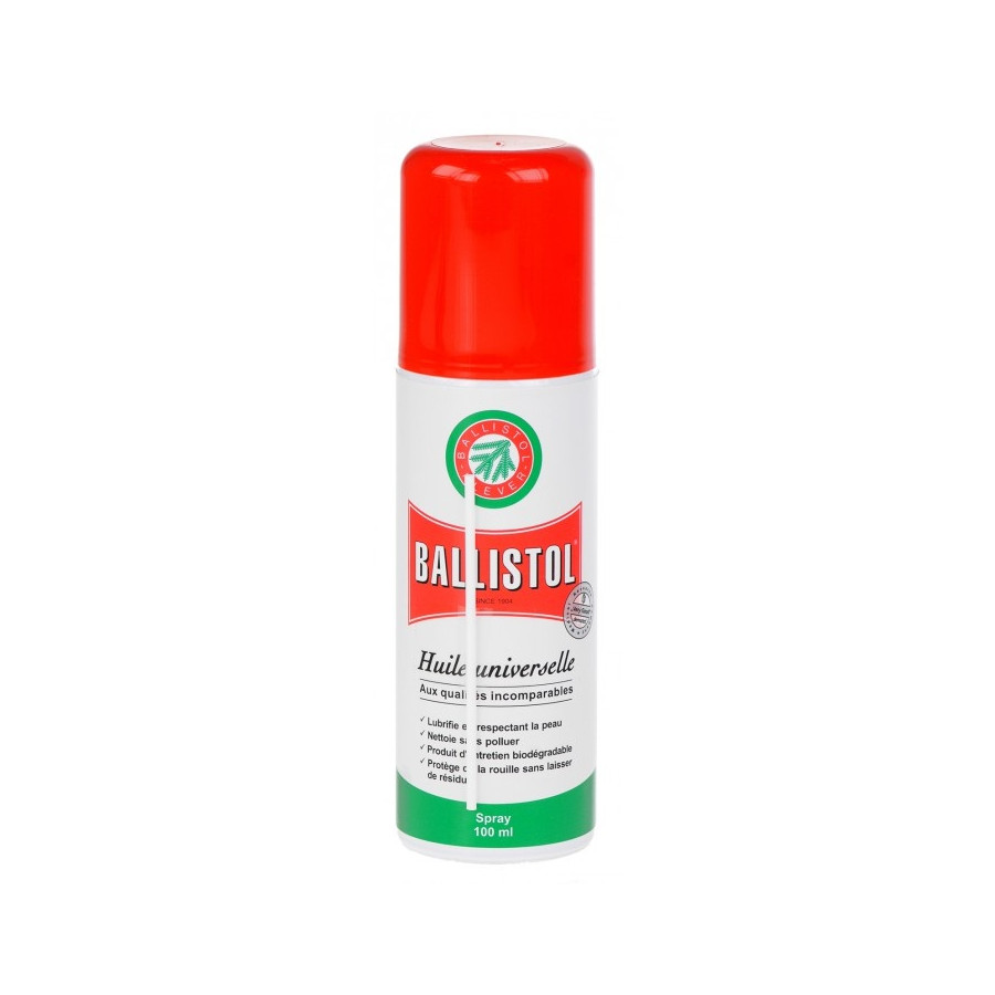 SPRAY NETTOYANT POUR ARME BALLISTOL 100ML SPRAY NETTOYANT POUR ARME BALLISTOL 100ML