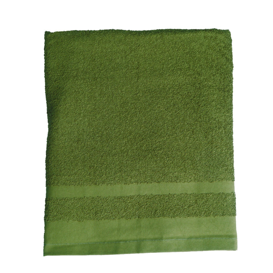 SERVIETTE DE TOILETTE MICRO-FIBRES VERT OD