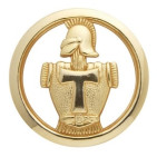 INSIGNE DE BERET MILITAIRE OR GENIEINSIGNE DE BERET MILITAIRE TRANSMISSION