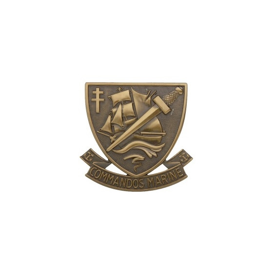 INSIGNE DE BERET MILITAIRE COMMANDOS MARINE