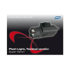 LAMPE TACTIQUE SUPER XENON ASG POUR RAIL PICATINNY