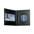 PORTE-CARTES HORIZONTAL 2 VOLETS AVEC EMPLACEMENT MÉDAILLE GK