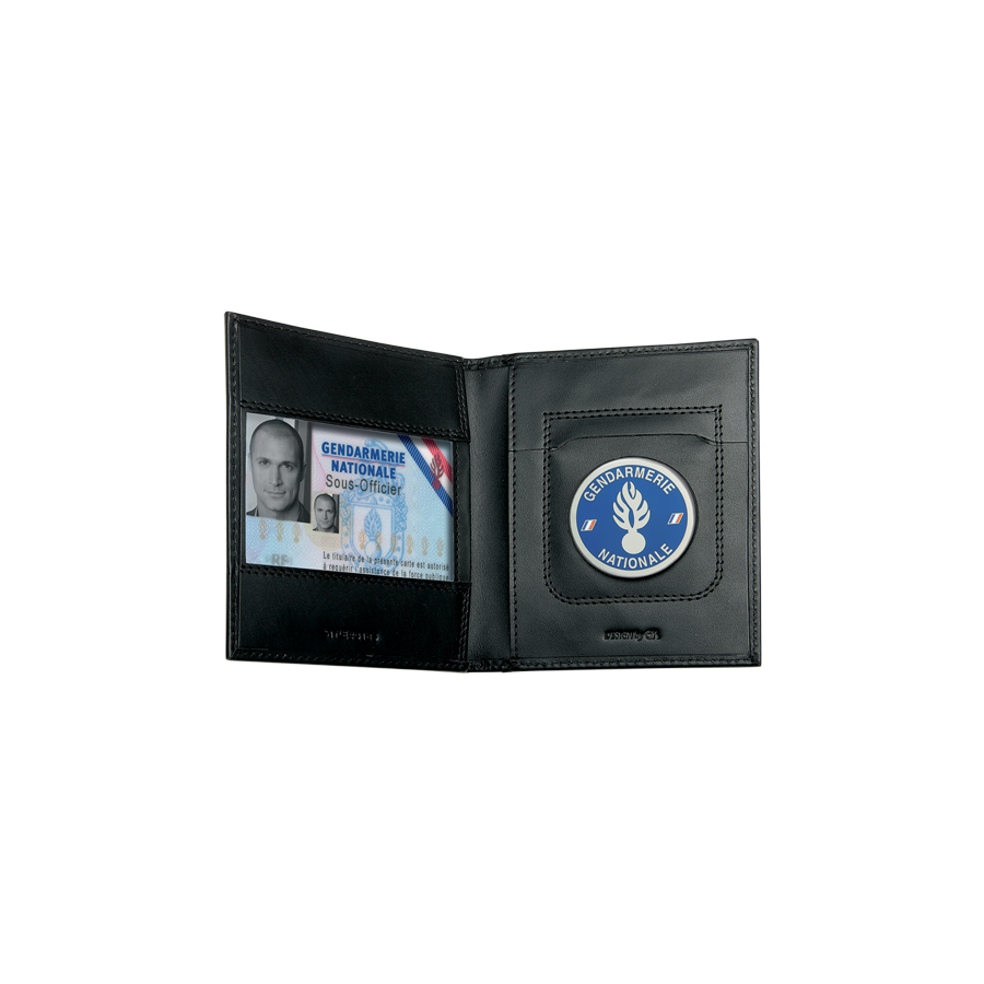 PORTE-CARTES HORIZONTAL 2 VOLETS AVEC EMPLACEMENT MÉDAILLE GK PORTE-CARTES HORIZONTAL 2 VOLETS AVEC EMPLACEMENT MÉDAILLE GK