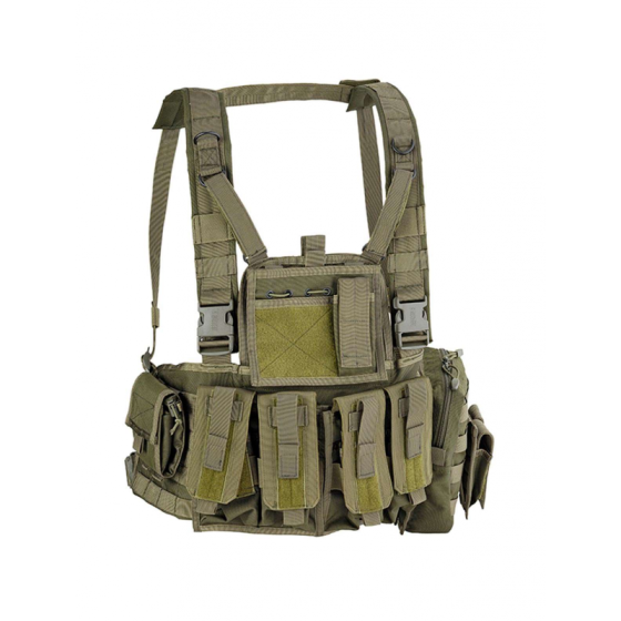 GILET TACTIQUE MOLLE RECON DEFCON 5 VERT OD