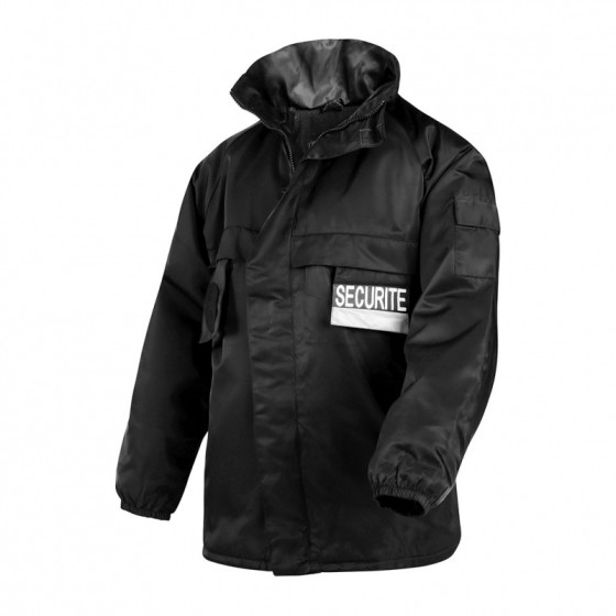 PARKA SECURITE POLAIRE ARES NOIR