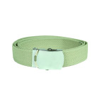 CEINTURE MILITAIRE US EN TOILE COTON BEIGE