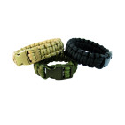 BRACELET DE SURVIE EN PARACORDE VERT OD