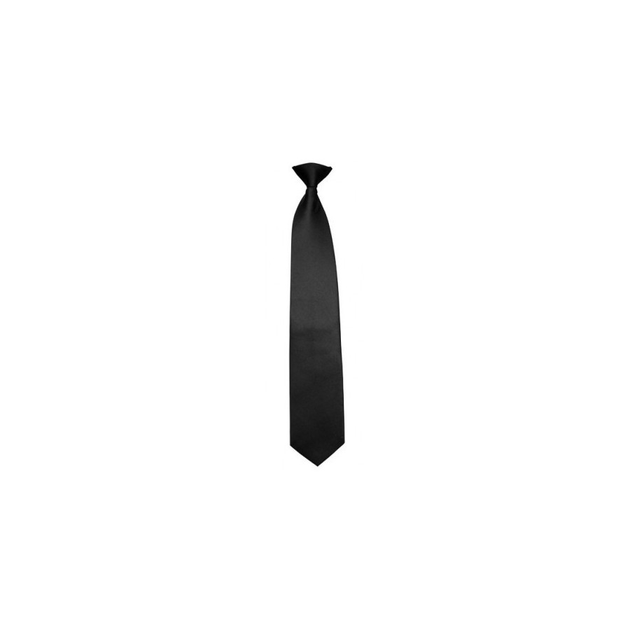 CRAVATE SECURITE CLIP NOIR CRAVATE SECURITE CLIP NOIR