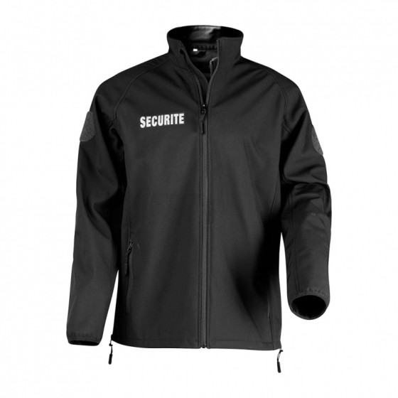 SOFTSHELL SECURITE FIRST SECU ARES NOIR