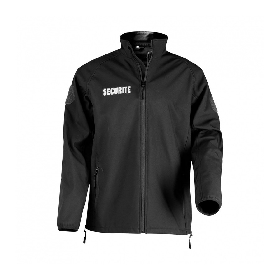 SOFTSHELL SECURITE FIRST SECU ARES NOIR