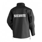 SOFTSHELL SECURITE FIRST SECU ARES NOIR