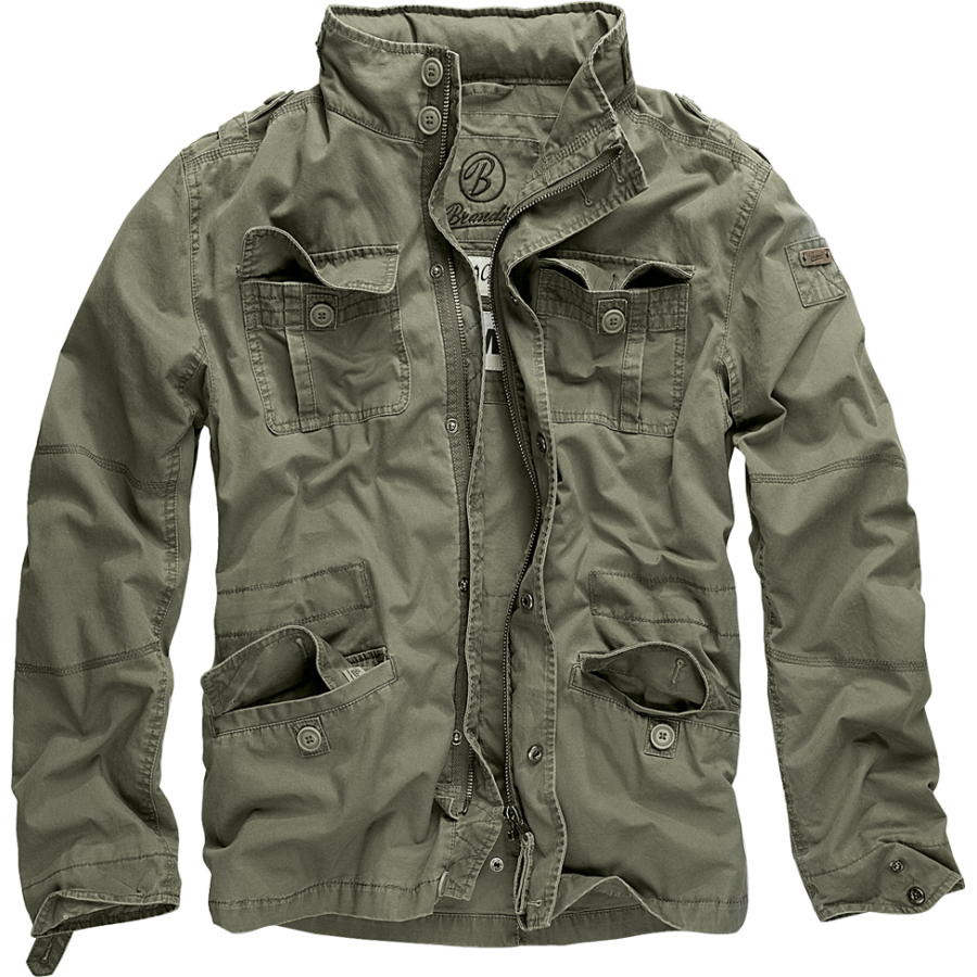 VESTE BRITANNIA BRANDIT VERT OLIVE