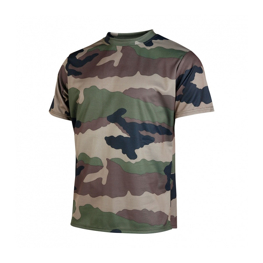 T-SHIRT MILITAIRE RESPIRANT EASY CLIM CAM CE