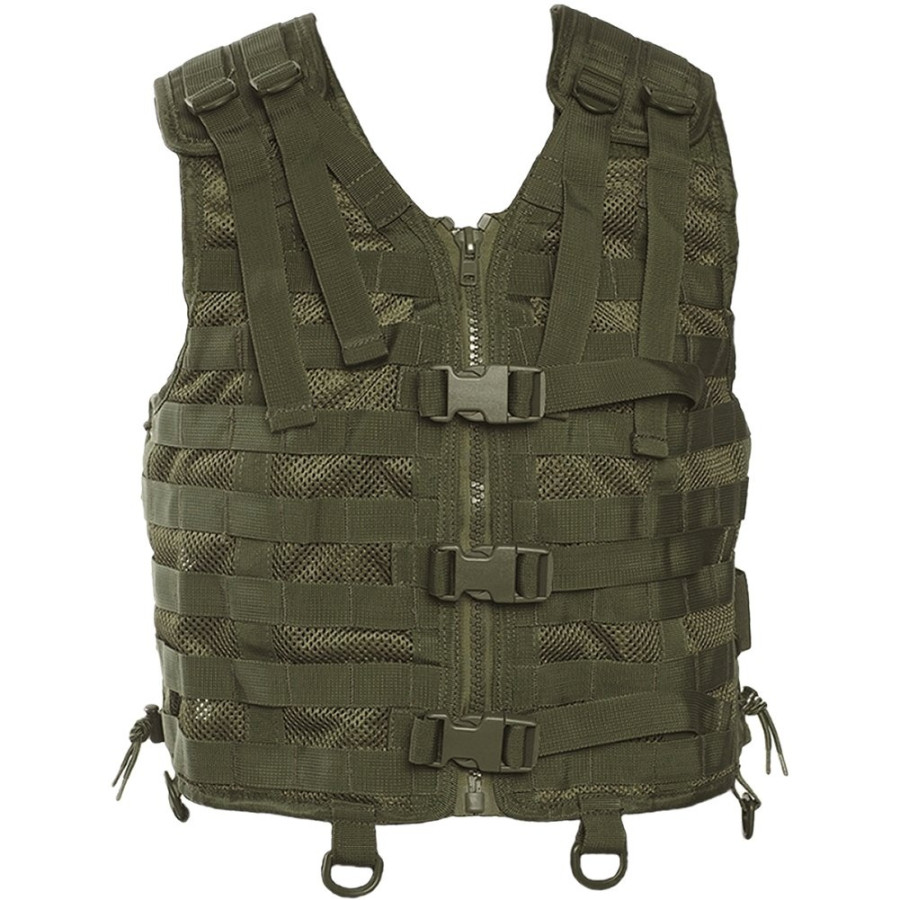 GILET TACTIQUE MOLLE MIL-TEC VERT OD GILET TACTIQUE MOLLE MIL-TEC VERT OD