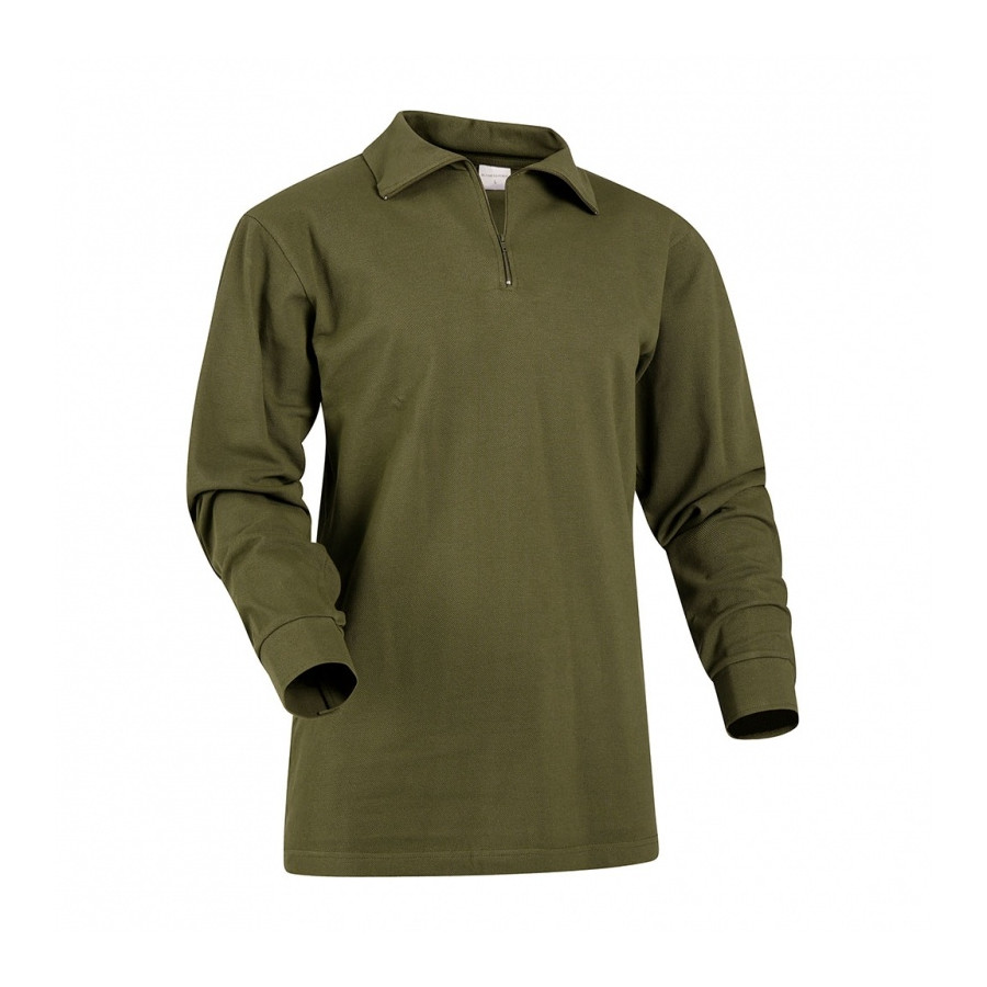 CHEMISE MILITAIRE F1 COTON VERT OD
