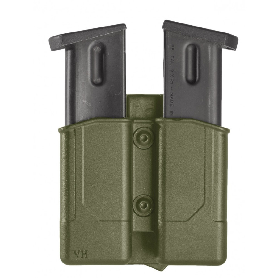 PORTE CHARGEUR DOUBLE VEGA 8DMH03 VERT OD PORTE CHARGEUR DOUBLE VEGA 8DMH03 VERT OD