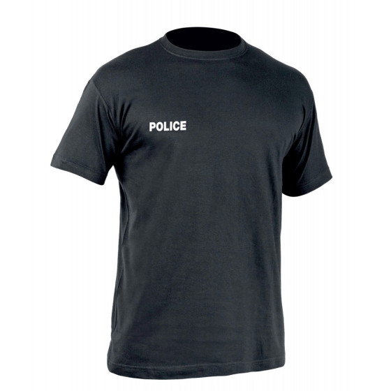 T-SHIRT STRONG POLICE T.O.E. NOIR