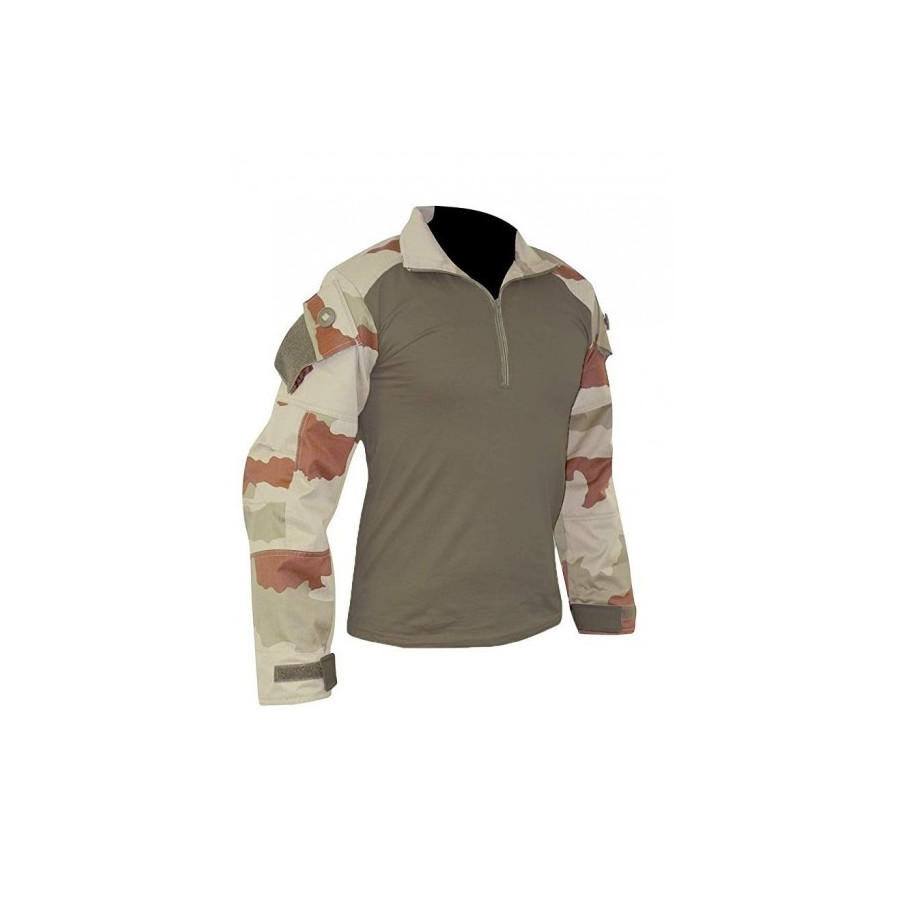 CHEMISE DE COMBAT MILITAIRE UBAS LEGERE DESERT