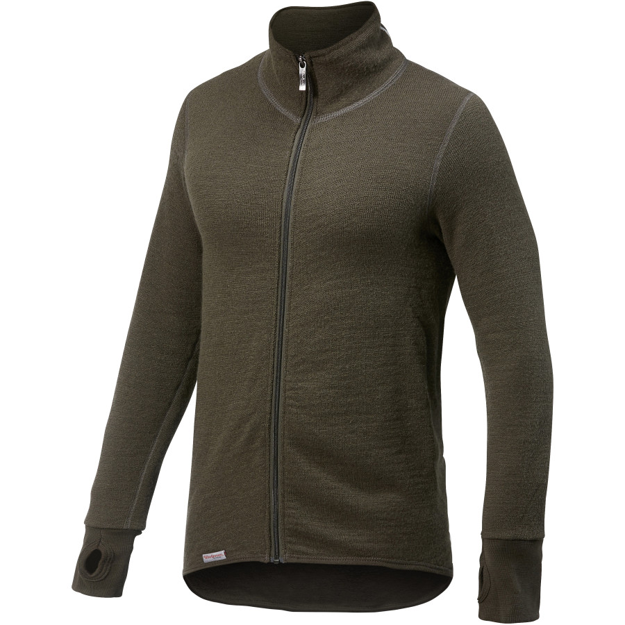 VESTE ZIP WOOLPOWER / ULLFROTTE 400 GRAMMES VERT KAKI VESTE ZIP WOOLPOWER / ULLFROTTE 400 GRAMMES VERT KAKI