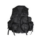 GILET TACTIQUE TACTICAL US 9 POCHES MIL-TEC NOIR