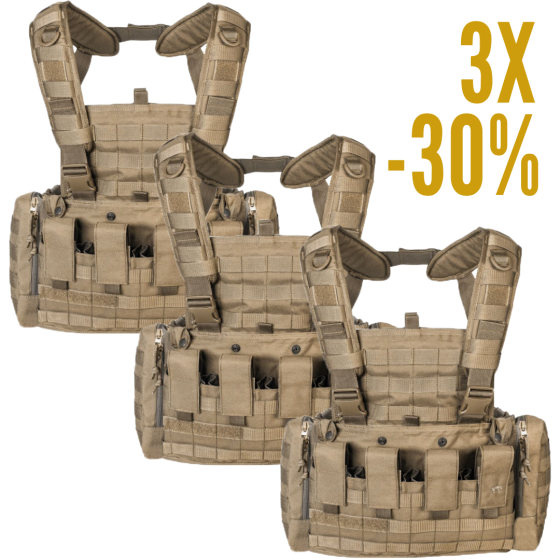 LOT 3 CHEST RIG MKII TASMANIAN TIGER SABLE