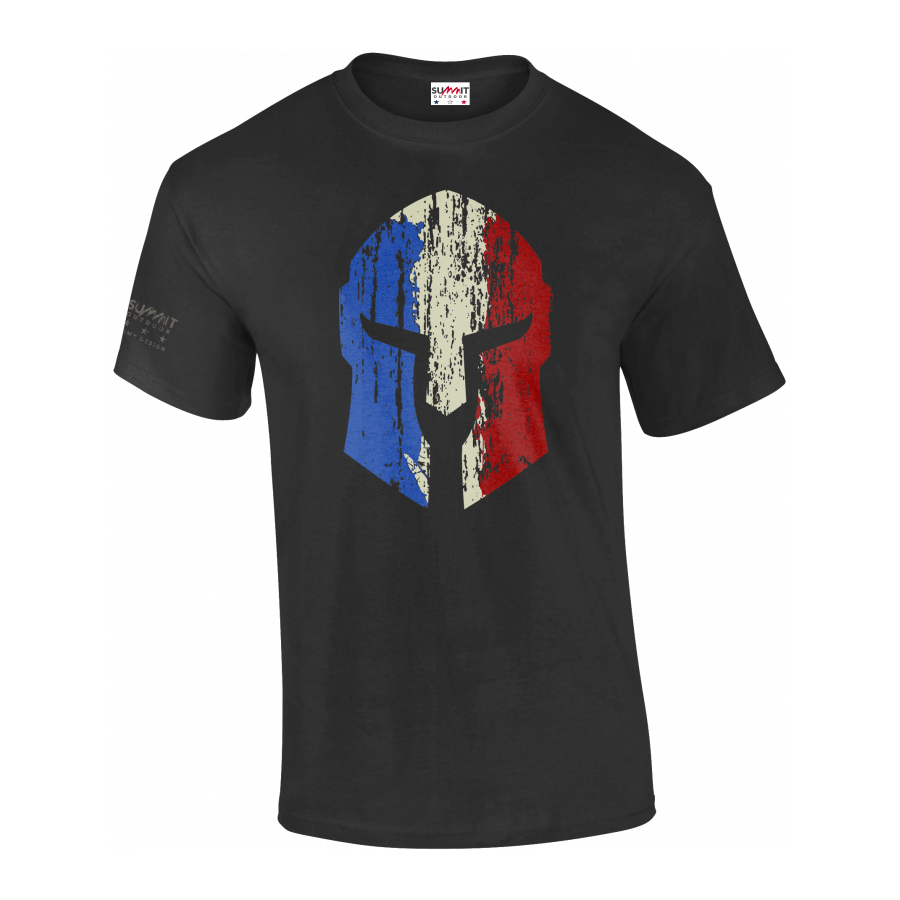 T-SHIRT MILITAIRE SPARTIATE FRANCE T-SHIRT MILITAIRE SPARTIATE FRANCE