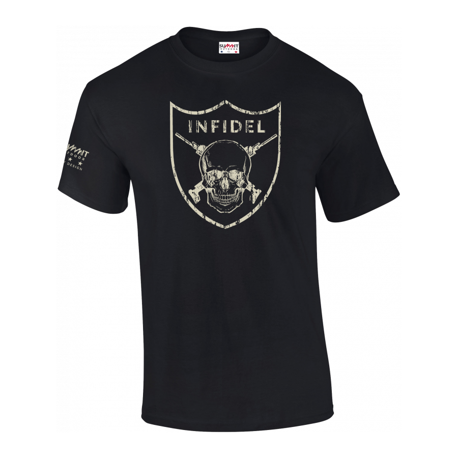 T-SHIRT MILITAIRE INFIDEL NOIR