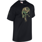 T-SHIRT MILITAIRE PUNISHER CAM CE