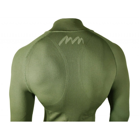 SWEAT MILITAIRE EXTREME LINE COL ZIPPÉ SUMMIT VERT OD