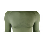 SWEAT MILITAIRE EXTREME LINE COL ZIPPÉ SUMMIT VERT OD