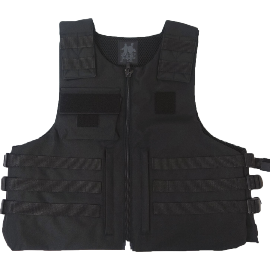 HOUSSE DE GILET PARE-BALLES AVEC FIXATIONS MOLLE NOIR HOUSSE DE GILET PARE-BALLES AVEC FIXATIONS MOLLE NOIR