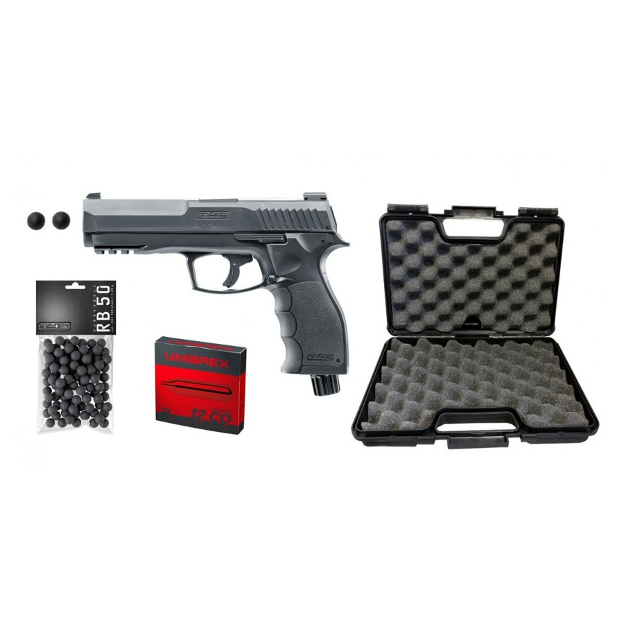 PACK COMPLET PRÊT À TIRER WALTHER T4E HDP CAL. 50 11 JOULES