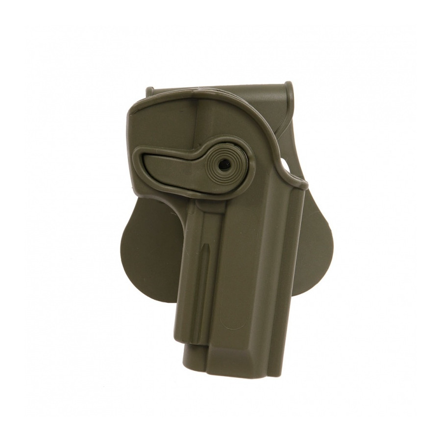 HOLSTER IMI RIGIDE PAMAS / BERETTA POUR GAUCHER VERT OD