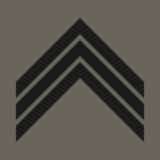GALON MILITAIRE SERGENT CHEF BASSE VISIBILITE