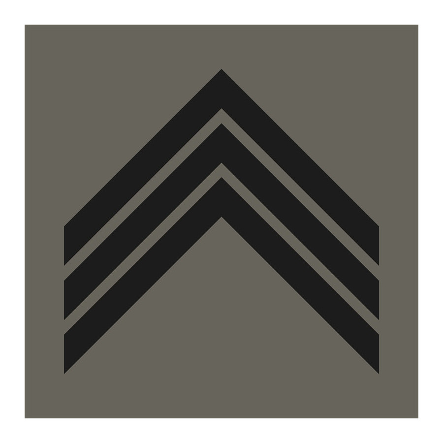 GALON MILITAIRE SERGENT CHEF BASSE VISIBILITE GALON MILITAIRE SERGENT CHEF BASSE VISIBILITE