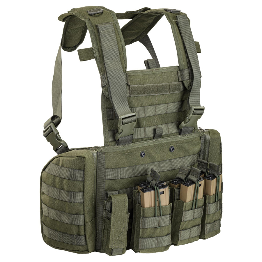 GILET TACTIQUE CHEST RIG MARTE DEFCON 5 VERT OD