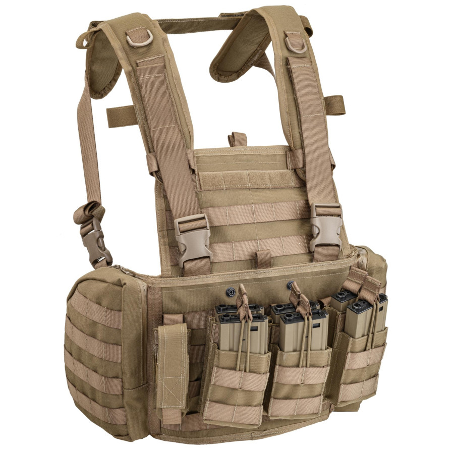 GILET TACTIQUE CHEST RIG MARTE DEFCON 5 COYOTE GILET TACTIQUE CHEST RIG MARTE DEFCON 5 COYOTE