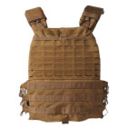 GILET TACTIQUE PORTE PLAQUE TACTEC 5.11 COYOTE