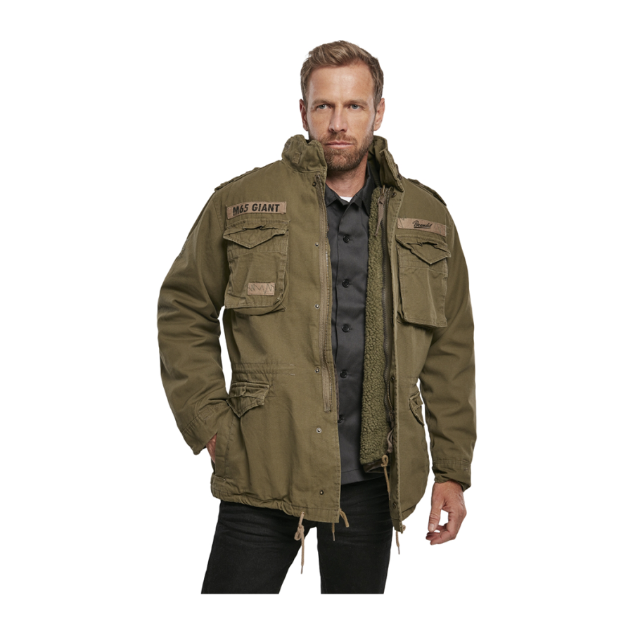 VESTE M-65 GIANT BRANDIT VERT OLIVE
