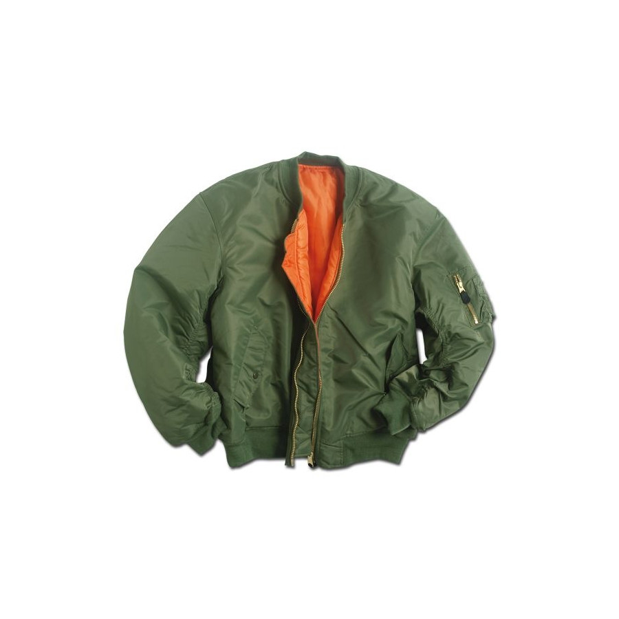 BOMBER US TYPE MA1 BASIC MIL-TEC VERT OD BOMBER US TYPE MA1 BASIC MIL-TEC VERT OD