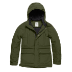 PARKA MATELASSÉE MILO VINTAGE INDUSTRIES VERT OD