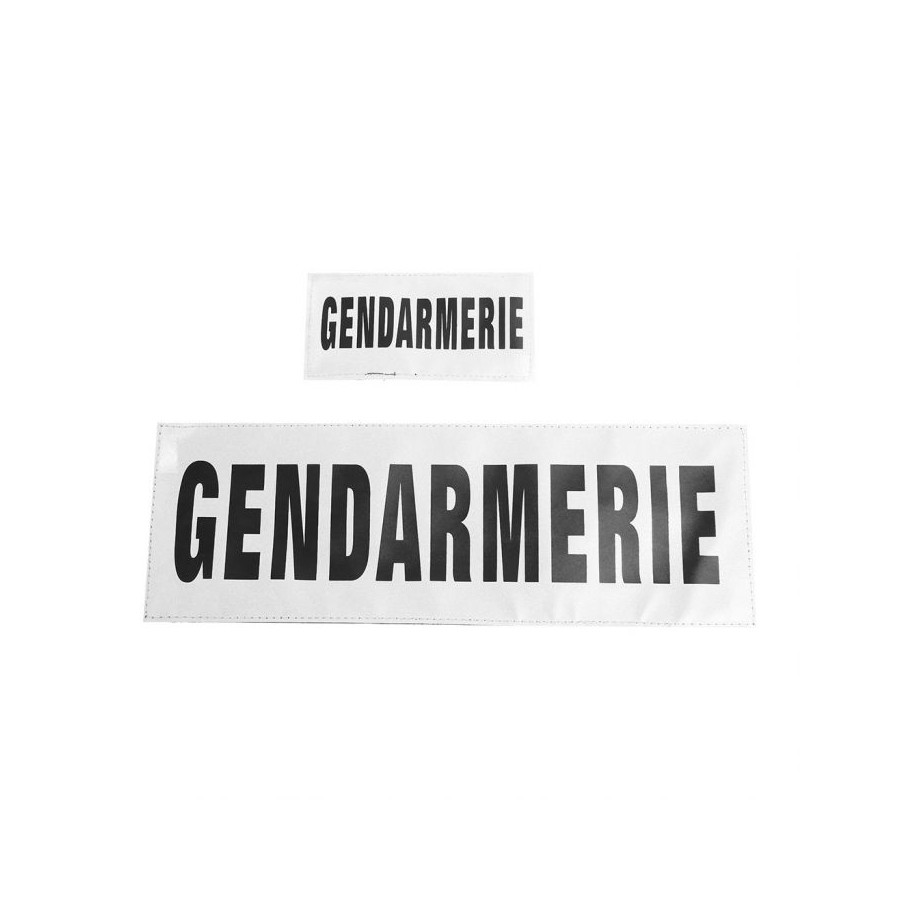 DOSSARD + BANDE POITRINE GENDARMERIE DOSSARD + BANDE POITRINE GENDARMERIE
