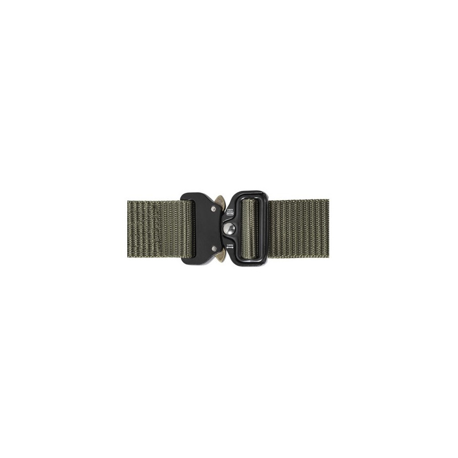 CEINTURE MILITAIRE ASSAULT AVEC BOUCLE COBRA VERT OD