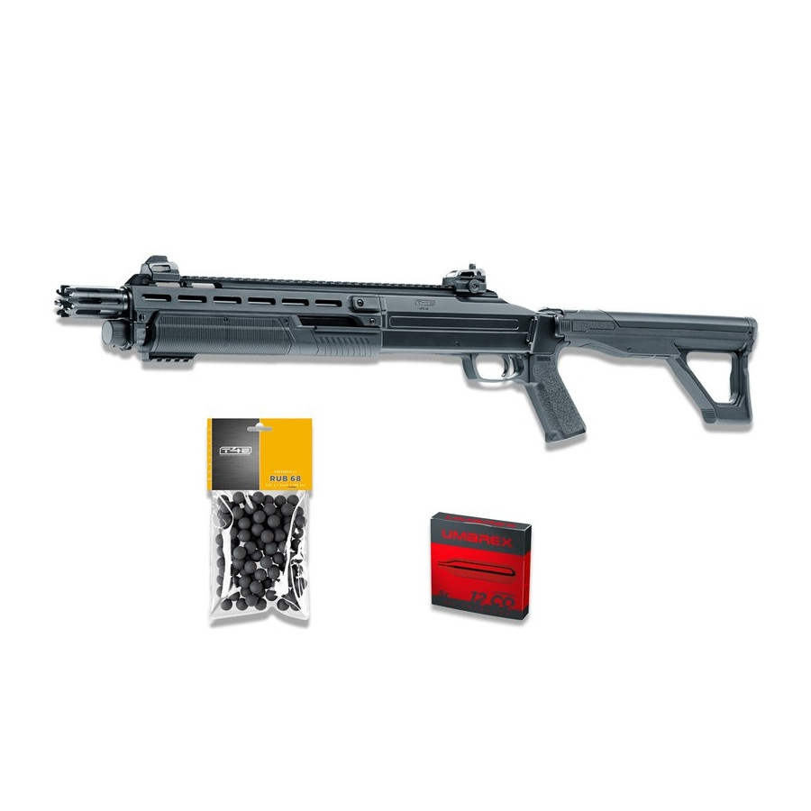 PACK COMPLET PRÊT À TIRER WALTHER T4E HDX CAL. 68 16 JOULES