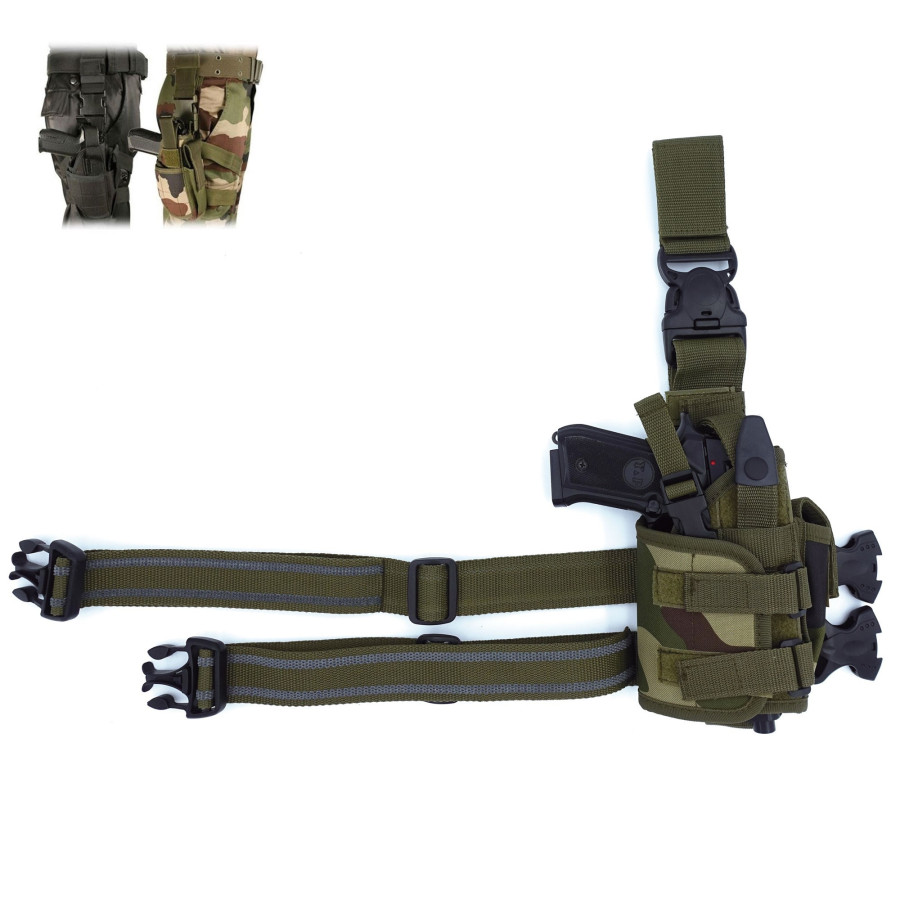 Acheter MFH Holster de cuisse droitiers olive chez ASMC