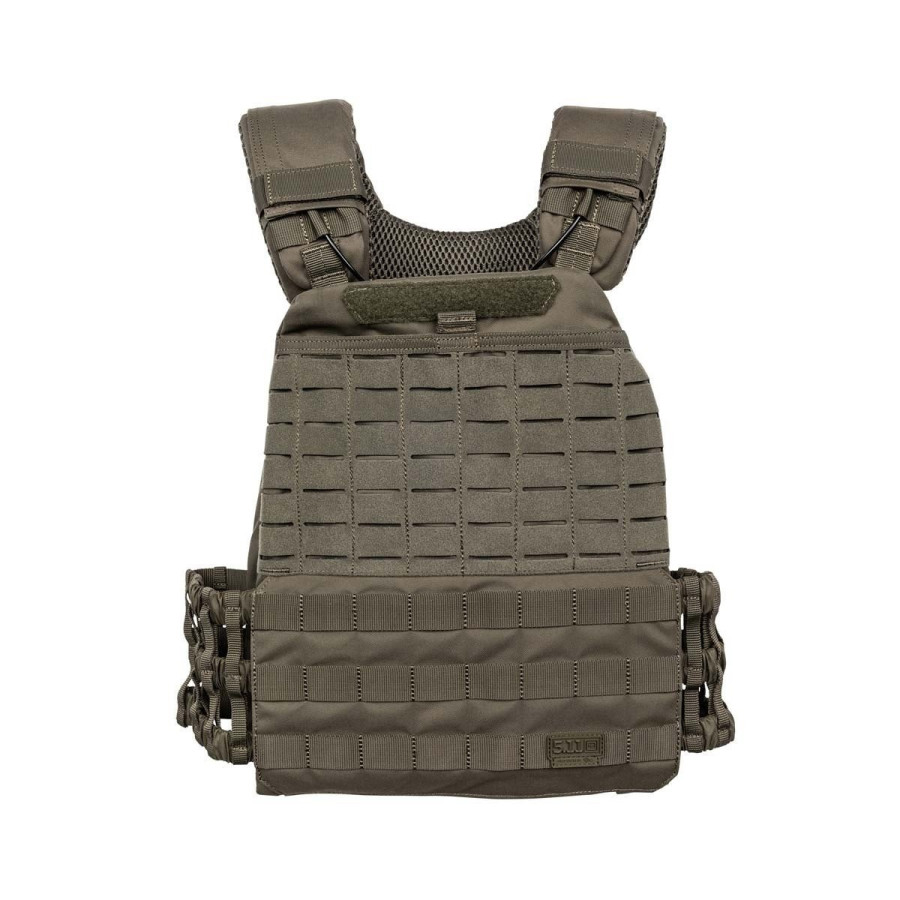 GILET TACTIQUE PORTE PLAQUE TACTEC 5.11 VERT OD