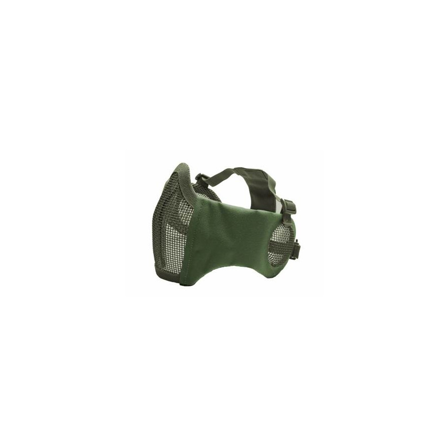 MASQUE PROTECTION AIRSOFT VISAGE ET OREILLES VERT OD