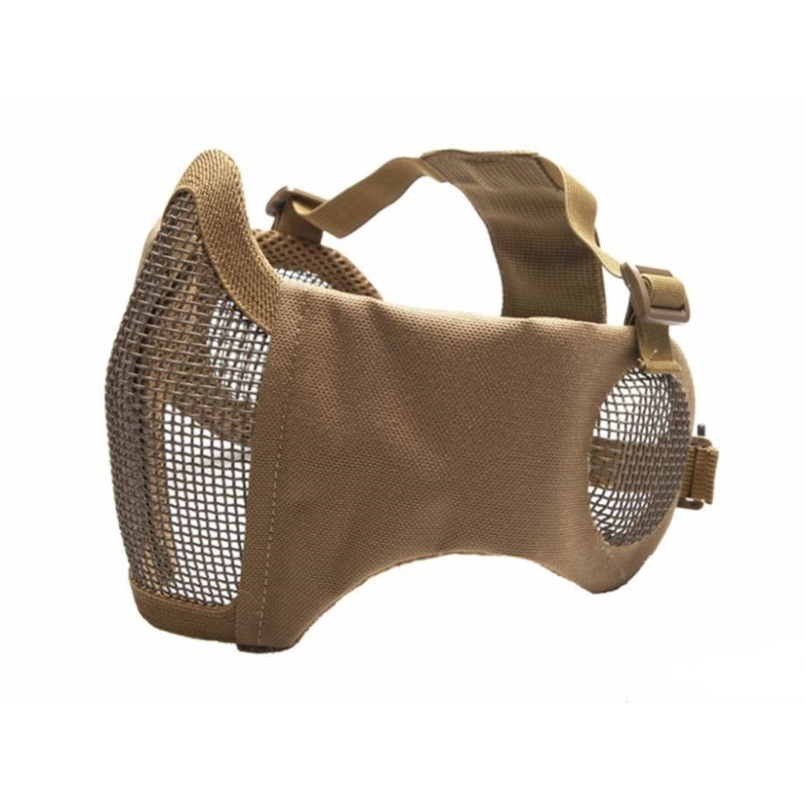 MASQUE PROTECTION AIRSOFT VISAGE ET OREILLES TAN MASQUE PROTECTION AIRSOFT VISAGE ET OREILLES TAN