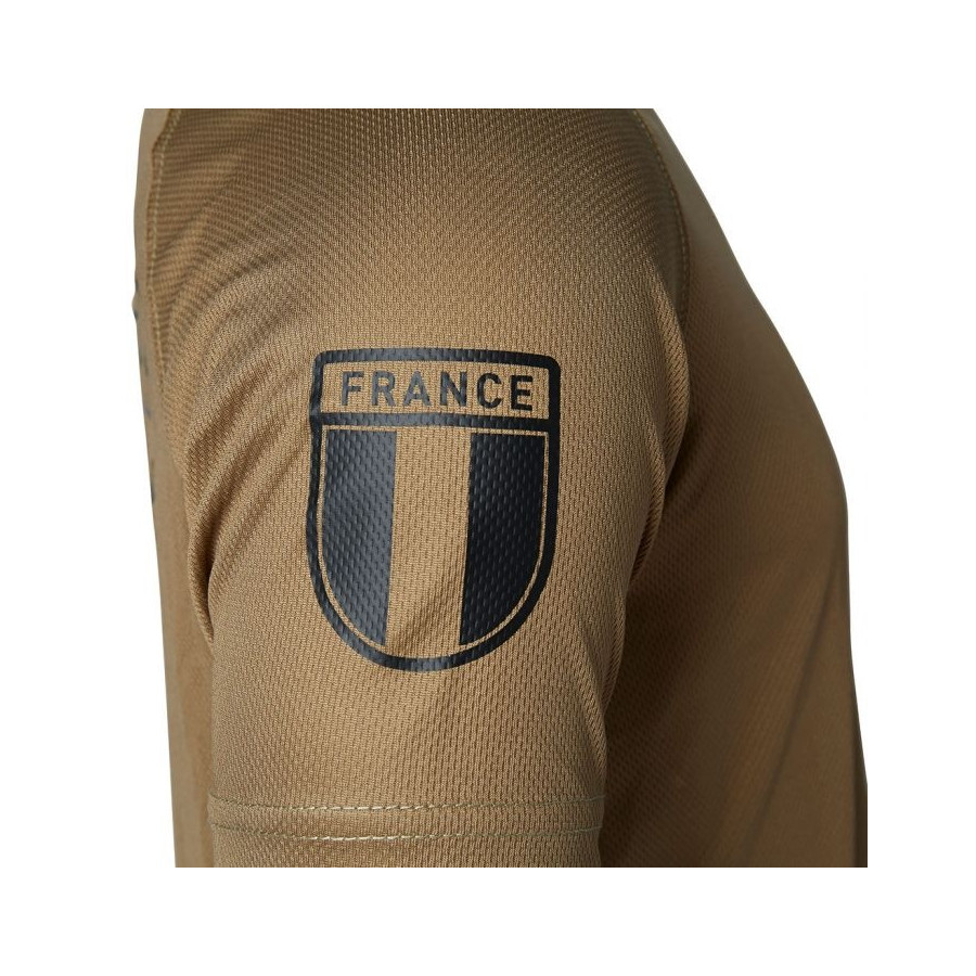 T-SHIRT MILITAIRE RESPIRANT FRENCH ARMY COYOTE
