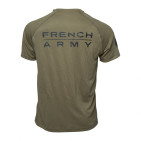 T-SHIRT MILITAIRE RESPIRANT FRENCH ARMY VERT OD